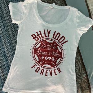 Billy Idol Ladies Large 2016 Tour Tee